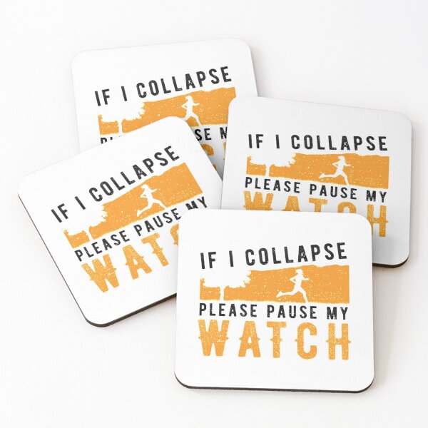 Item preview, Workout T-ShirtIf I Collapse Please Pause My Watch designed and sold by CaradocLaura.