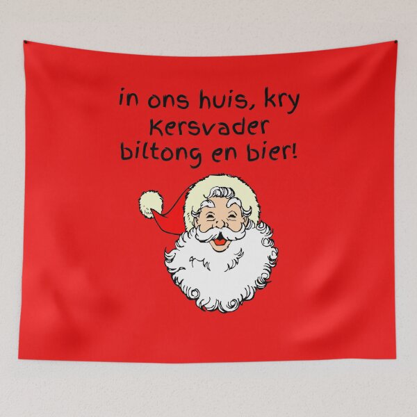 Artikelvorschau, Weihnachtsmann-Bier und Biltong - Afrikaans entworfen und verkauft von IetsieAfrikaans.