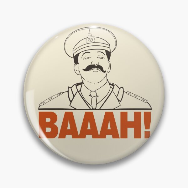 Item preview, General Sir Anthony Cecil Hogmanay Melchett - Baaah! Quote designed and sold by Meta Cortex.