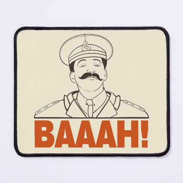 Item preview, General Sir Anthony Cecil Hogmanay Melchett - Baaah! Quote designed and sold by McPod.