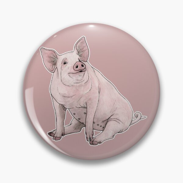 Item preview, Pink pig designed and sold by savousepate.