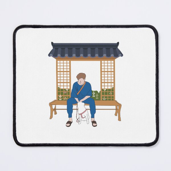 Item preview, BTS RM Playing with a Cute Dog   designed and sold by kpupsister.