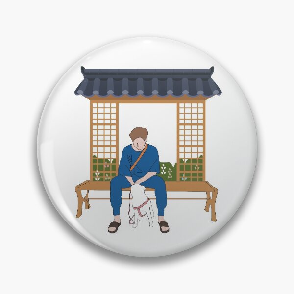 Item preview, BTS RM Playing with a Cute Dog   designed and sold by kpupsister.