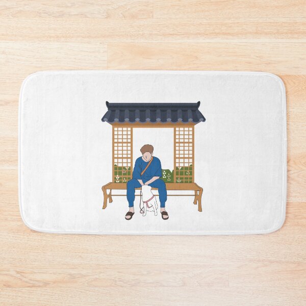 Item preview, BTS RM Playing with a Cute Dog   designed and sold by kpupsister.