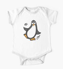 When in Danger or in Doubt Funny Penguin One Piece - Short Sleeve