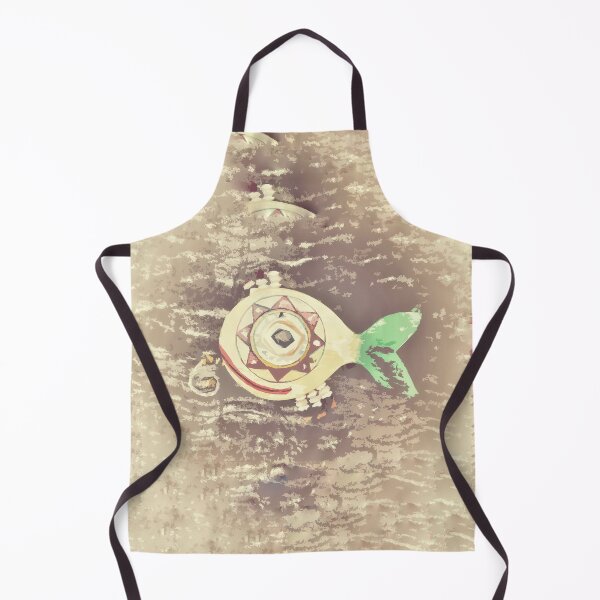 Artikelvorschau, Boho Fish 2 Coastal Design Style Ein bearbeitetes FOTO einer hölzernen Fisch-Wanddekoration entworfen und verkauft von Beachy.