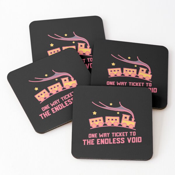 Artikelvorschau, One-Way-Ticket in die endlose Leere - Nihilismus für nihilistisches Design entworfen und verkauft von Shirtlify.