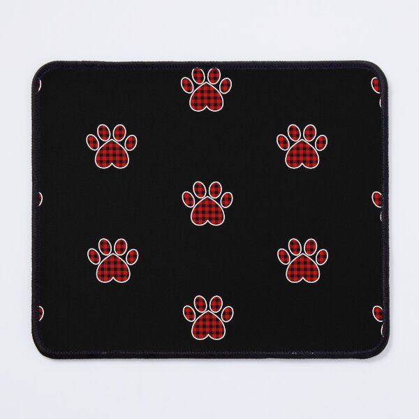 Item preview, Red Plaid Paw Print designed and sold by Zurickdesigns.
