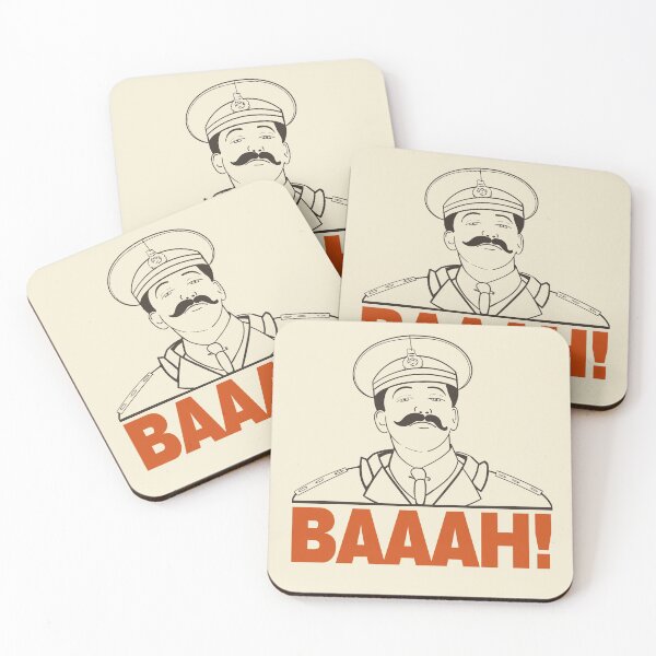 Item preview, General Sir Anthony Cecil Hogmanay Melchett - Baaah! Quote designed and sold by McPod.