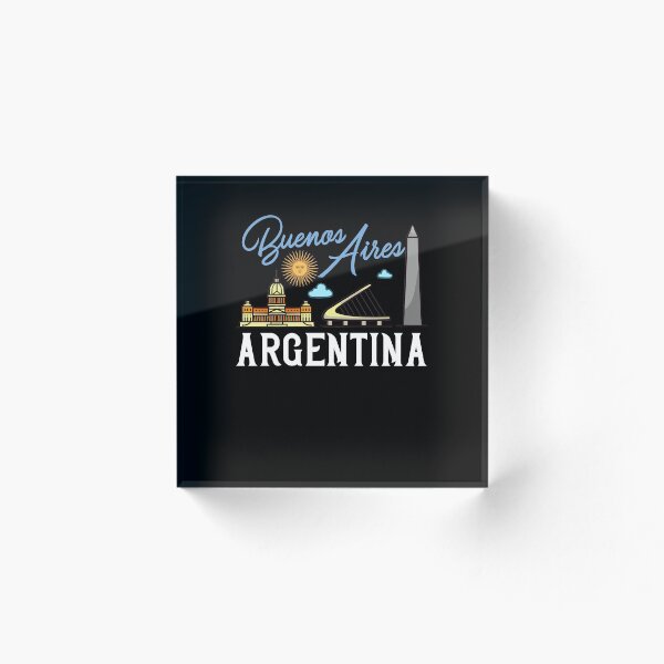Item preview, Buenos Aires Argentina City Skyline Map designed and sold by B-R-O-B.