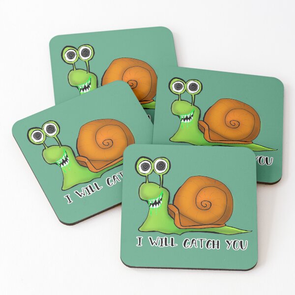 Item preview, I will catch you immortal snail green designed and sold by DemonicGloom.