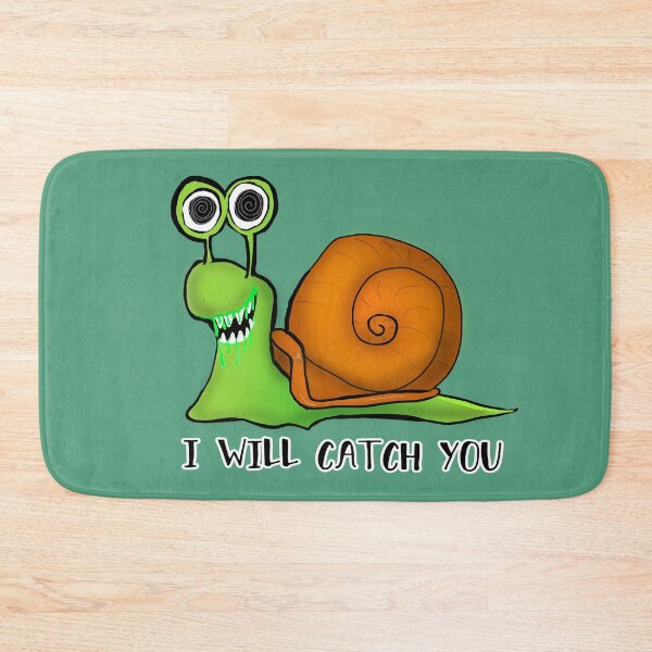 Item preview, I will catch you immortal snail green designed and sold by DemonicGloom.