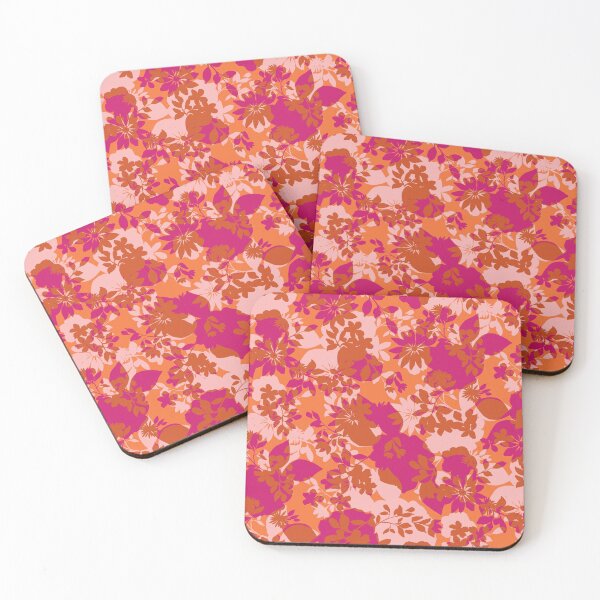 Item preview, Pink Floral Silhouette designed and sold by gabrielleneil.