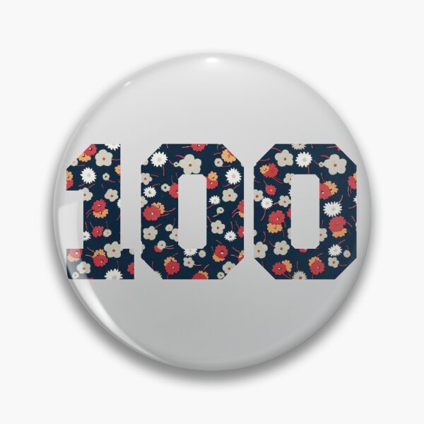 Item preview, Vintage Floral Number 100 designed and sold by JoyforU.