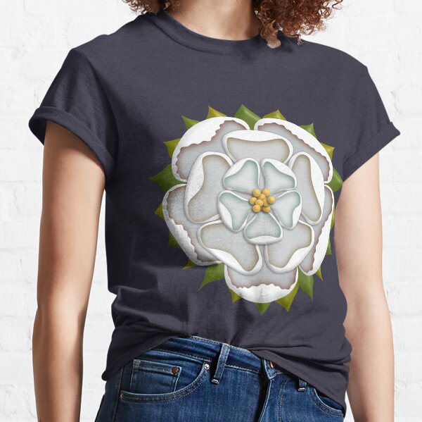 Tudor White Rose of Yorkshire Classic T-Shirt