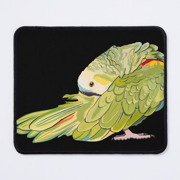 Item preview, Preening Blue Fronted Amazon Parrot designed and sold by Zurickdesigns.