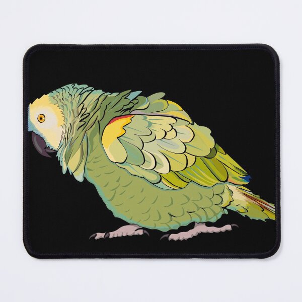Item preview, Puffed Blue Fronted Amazon Parrot designed and sold by Zurickdesigns.
