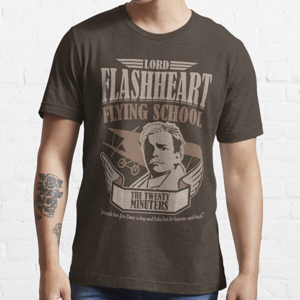 Lord Flashheart Flying School - The Twenty Minuters Essential T-Shirt