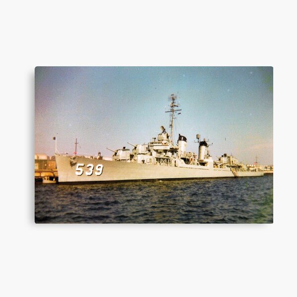 Vista previa del artículo con la obra «USS TINGEY (DD-539) TIENDA DEL BARCO», diseñado y vendido por militarygifts.