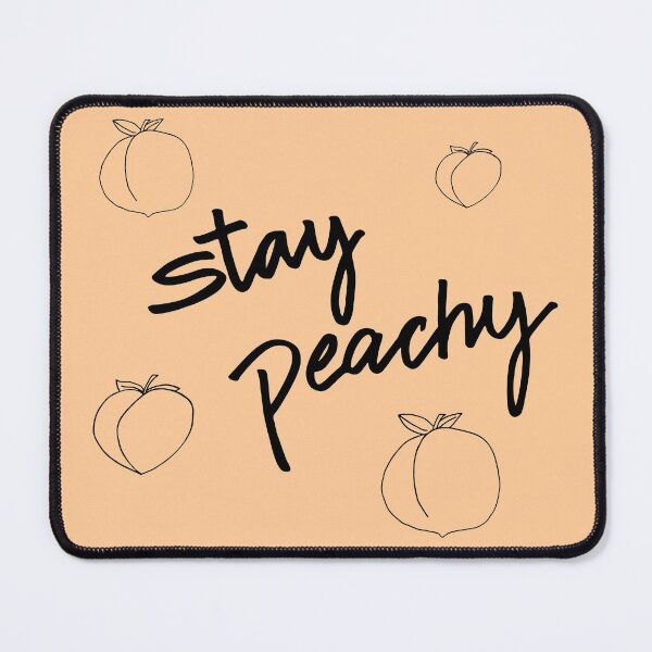 Item preview, Stay Peachy Black Outline designed and sold by lineartdesigns.