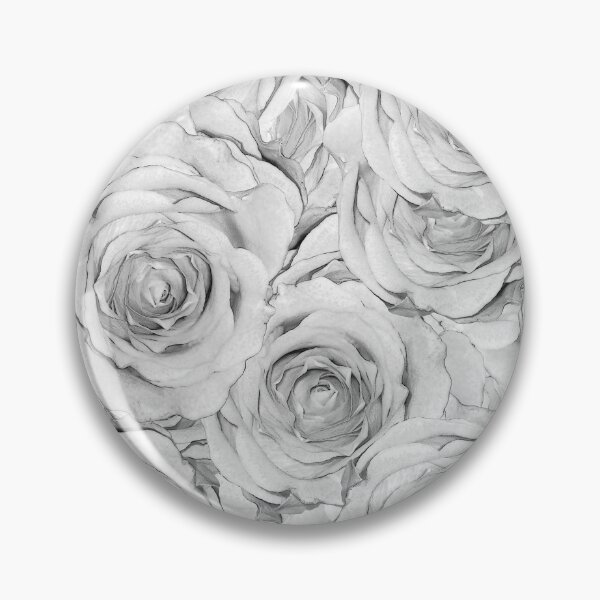 Item preview, Opulent rose design in silver-gray designed and sold by MarionsArt.