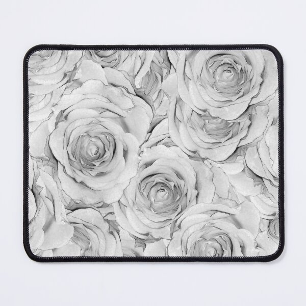 Item preview, Opulent rose design in silver-gray designed and sold by MarionsArt.