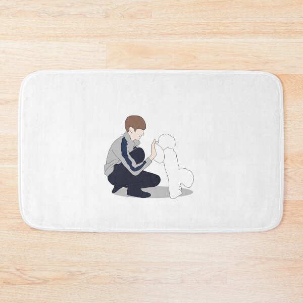 Item preview, BTS Jungkook Playing with a Cute Dog designed and sold by kpupsister.