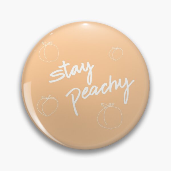 Item preview, Stay Peachy White Outline designed and sold by lineartdesigns.