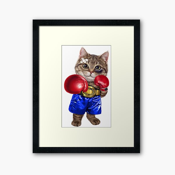 Item preview, Tabby Cat as Boxing Champion, Boxer designed and sold by Studio520.