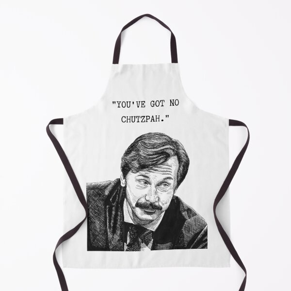 Item preview, Mike Wozniak, Taskmaster, “You’ve got no chutzpah.” designed and sold by Lucy  Chambers.
