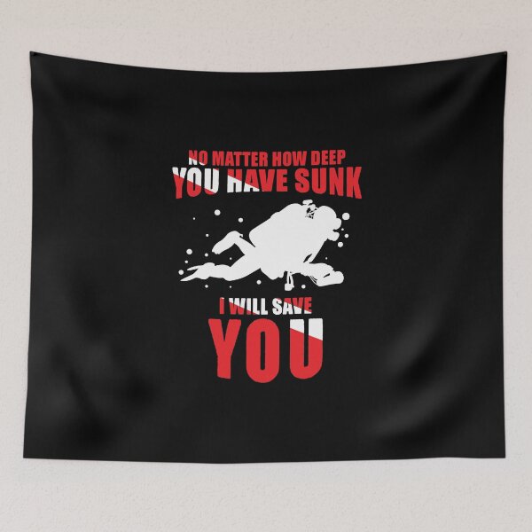 Item preview, Deep Sunk Rescue Diver Scuba Diver designed and sold by StrongShirts.