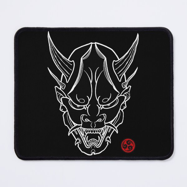 Item preview, Japanese Samurai Hannya Demon Mask Cyberpunk Style designed and sold by OWLvision33.