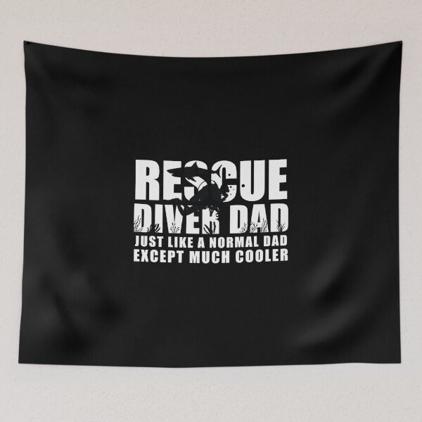Item preview, Rescue Diver Dad Snorkeling Scuba Diver Hai designed and sold by StrongShirts.