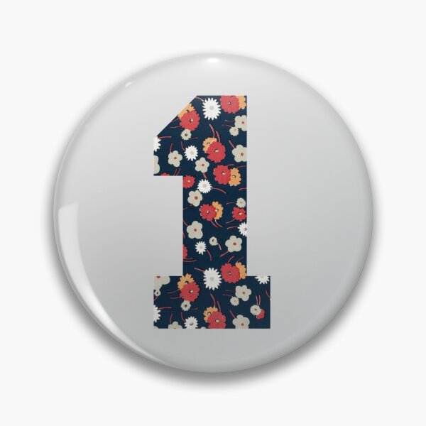 Item preview, Vintage Floral Number 1 designed and sold by JoyforU.