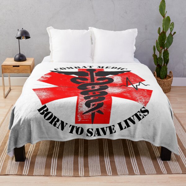 Item preview, US Combat Medic 68W Born to Save Lives designed and sold by JRSpaceDesign.