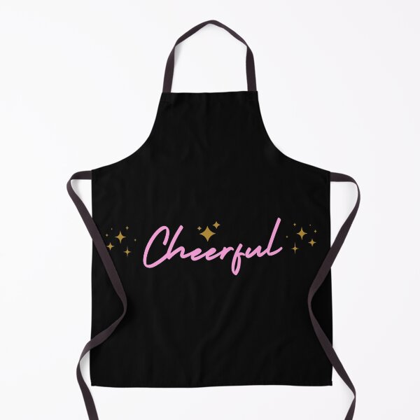 Item preview, Cheerful | Attitude To Life Typography in Pink on Black Background designed and sold by Rainbows Rock.