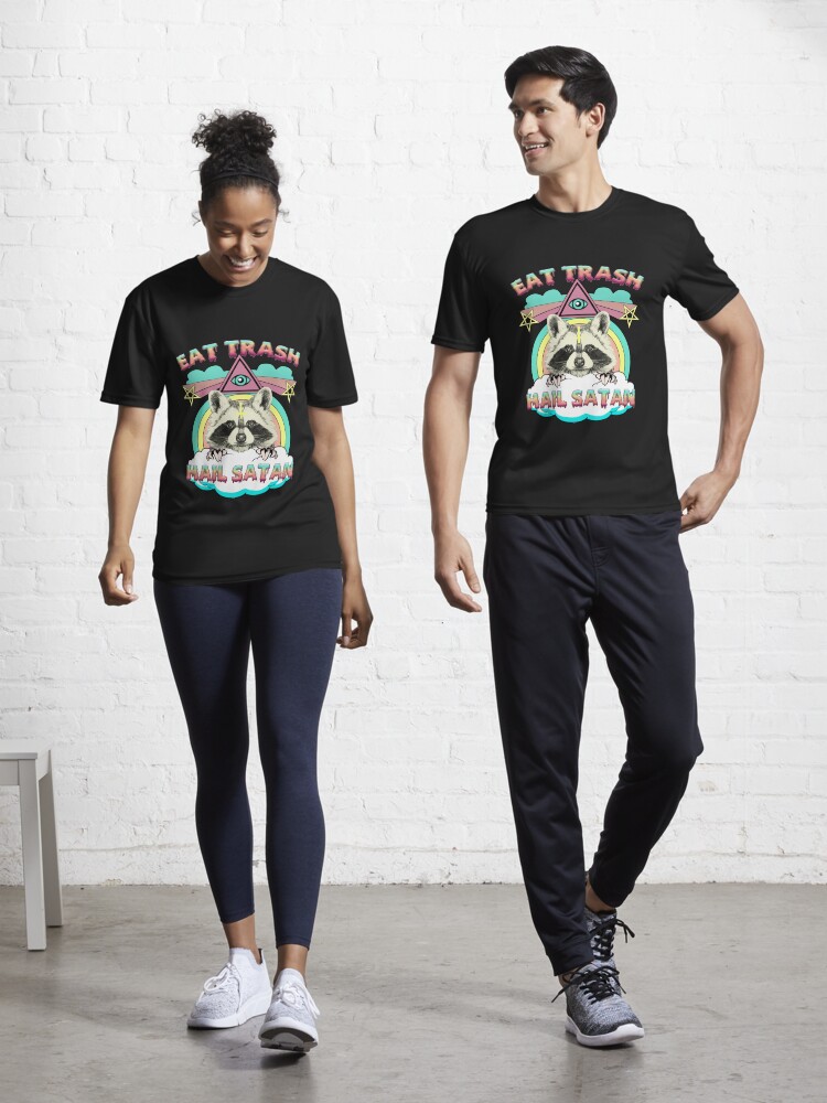 Eat Trash Hail Satan Raccoon Pentagram Satanic Garbage Gang T-Shirt Eat Trash Hail Satan Raccoon Pentagram Satanic Garbage Gang T-Shirt