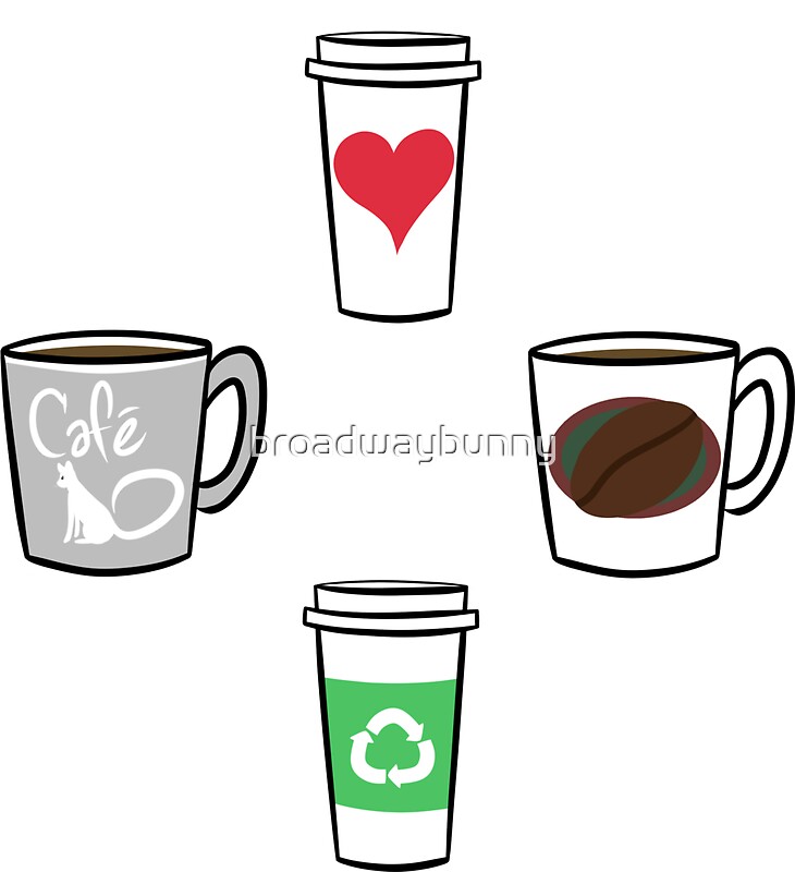 Coffee Cup Lid Stickers Redbubble