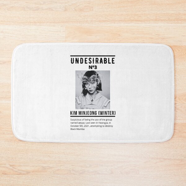Item preview, aespa Winter Undesirable Poster designed and sold by sakurapalette.