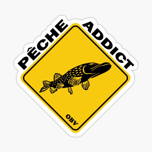 OBV - Pêche Addict - Pike 2 Sticker