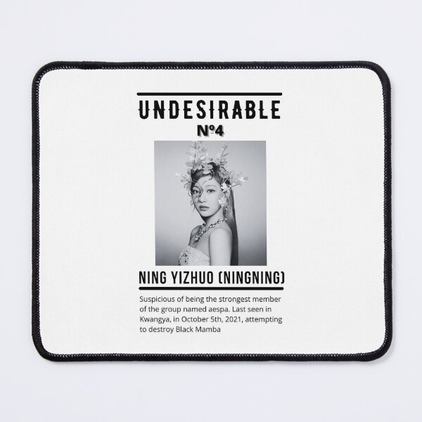 Item preview, aespa Ningning Undesirable Poster designed and sold by sakurapalette.