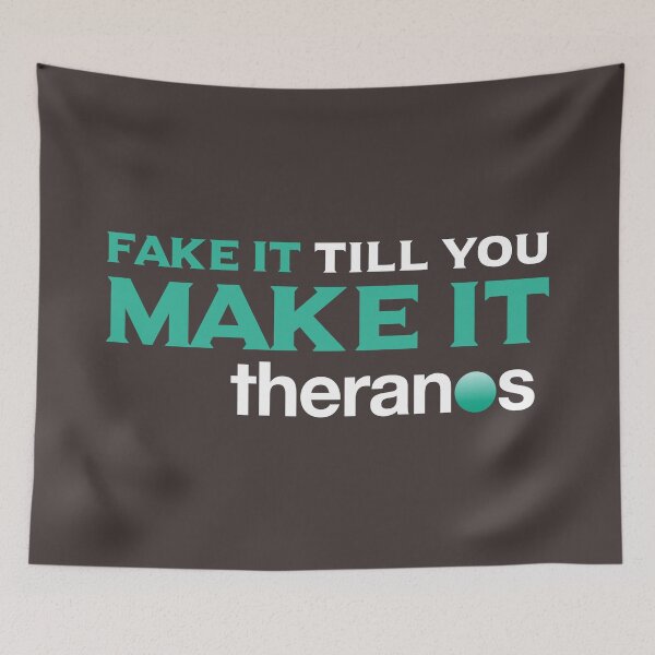 Item preview, Elizabeth Holmes Theranos hoodie Mask and tee-shirt designed and sold by wiggy38.