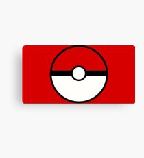Pokemon - Pokeball RED WHITE Canvas Print