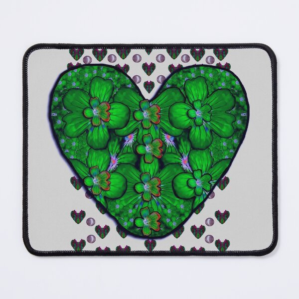 Item preview, hearts and pearls for love and plants for peace in mind designed and sold by Pepita Selles.
