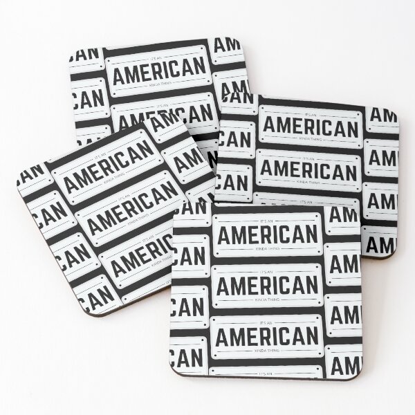 Item preview, It's an AMERICAN kinda thing number plate designed and sold by 133DandC.