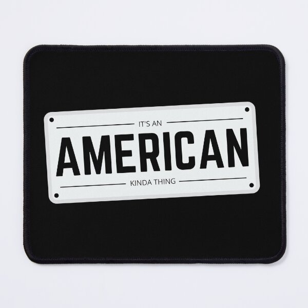 Item preview, It's an AMERICAN kinda thing number plate designed and sold by 133DandC.