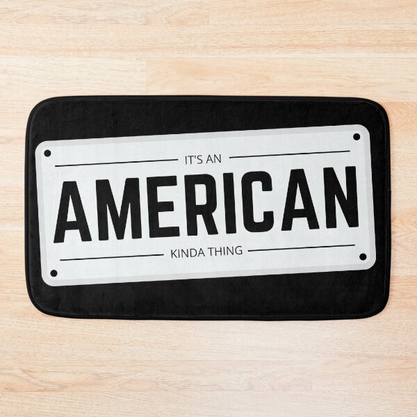 Item preview, It's an AMERICAN kinda thing number plate designed and sold by 133DandC.