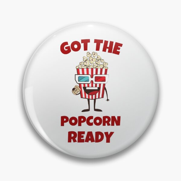 Item preview, Got The Popcorn Ready Cool Cinema Retro Design designed and sold by BhavyaBathla.