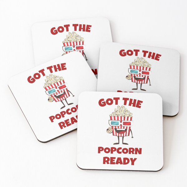 Item preview, Got The Popcorn Ready Cool Cinema Retro Design designed and sold by BhavyaBathla.
