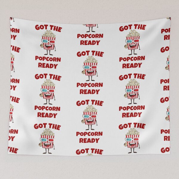 Item preview, Got The Popcorn Ready Cool Cinema Retro Design designed and sold by BhavyaBathla.